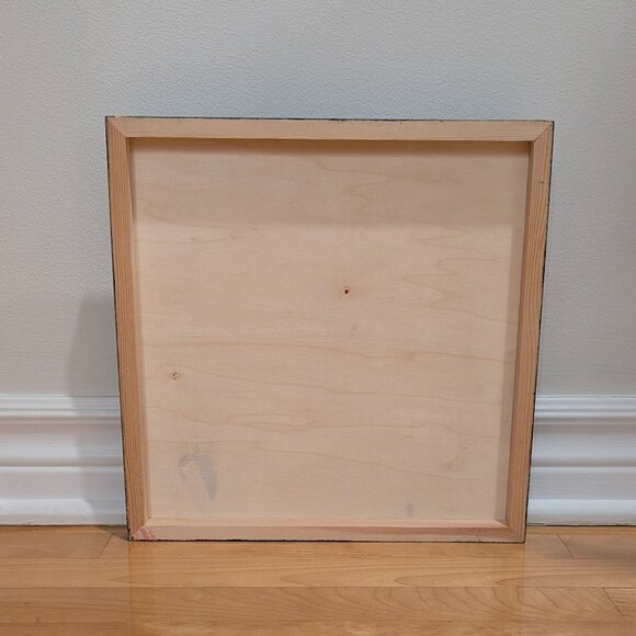 Fractured Garden – Original 11.75" x 11.75 x .75" Abstract Painting on W - Picture 3 of 6